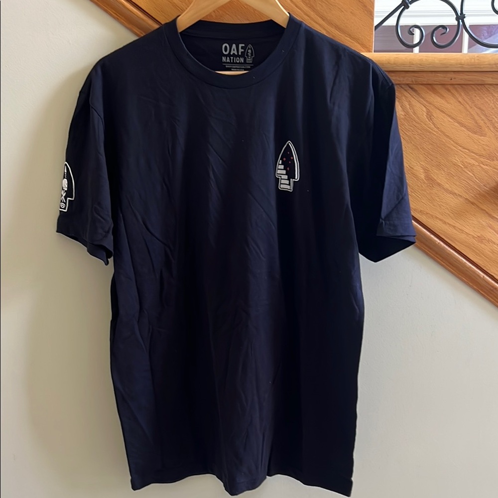 OAF Nation Black T-Shirt for Men Size Large New